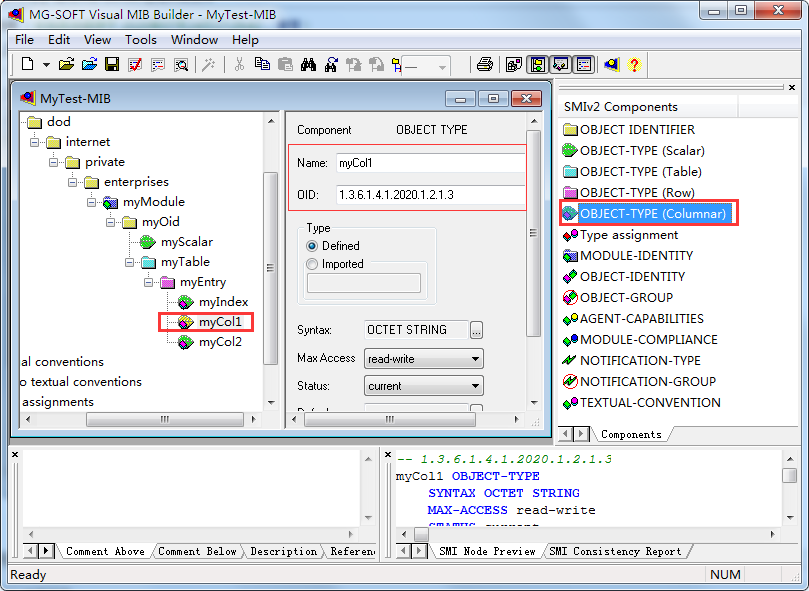 新增表格列结点