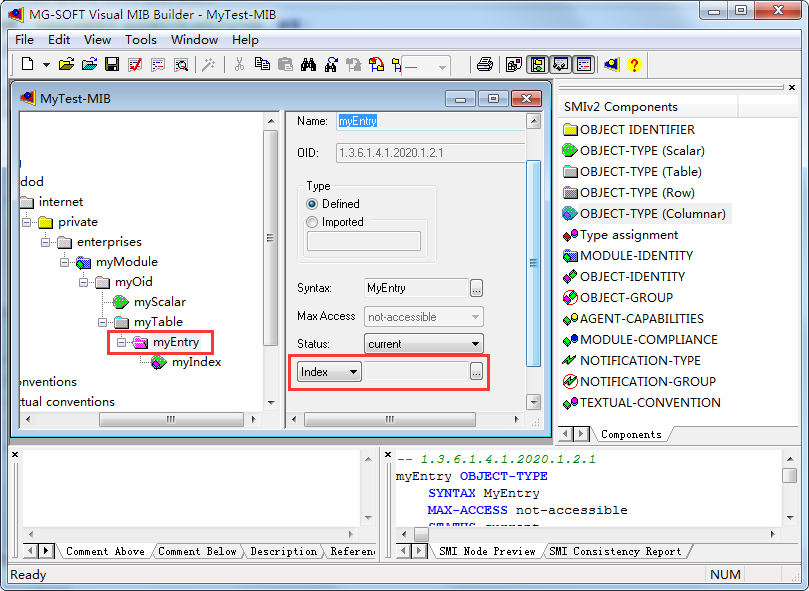 将字段设置为索引